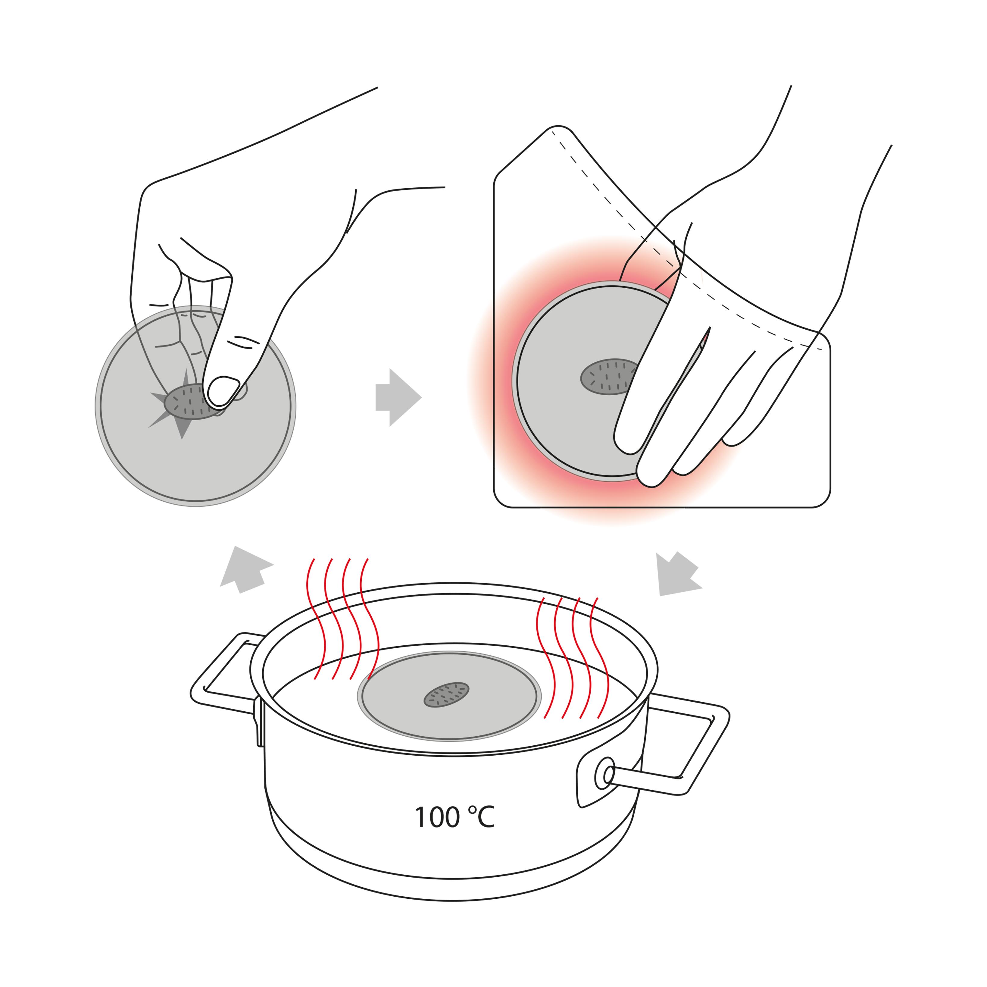 Gel-Wärmekissen "Stern", klein