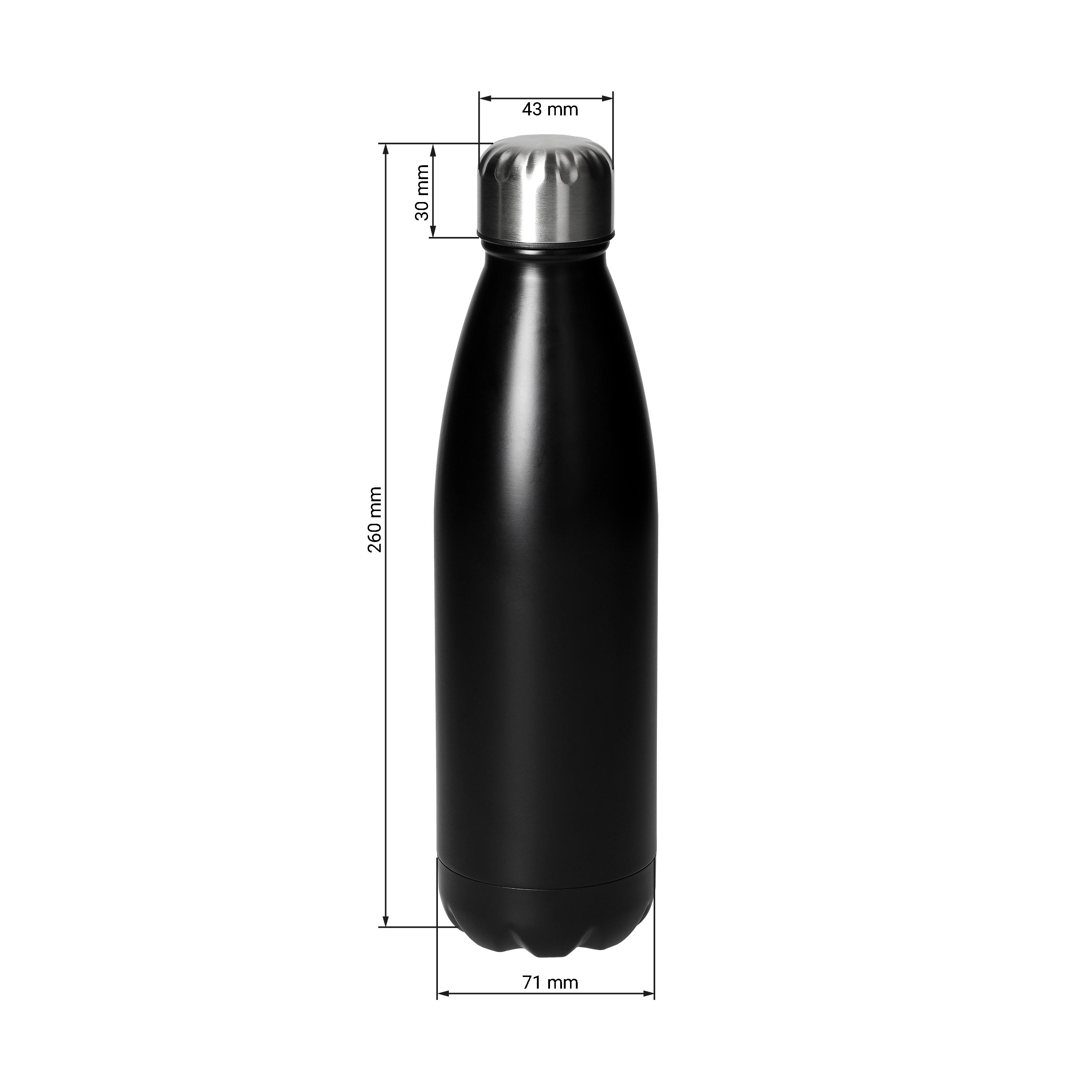 Edelstahlflasche "Colare", 0,70 l, einwandig