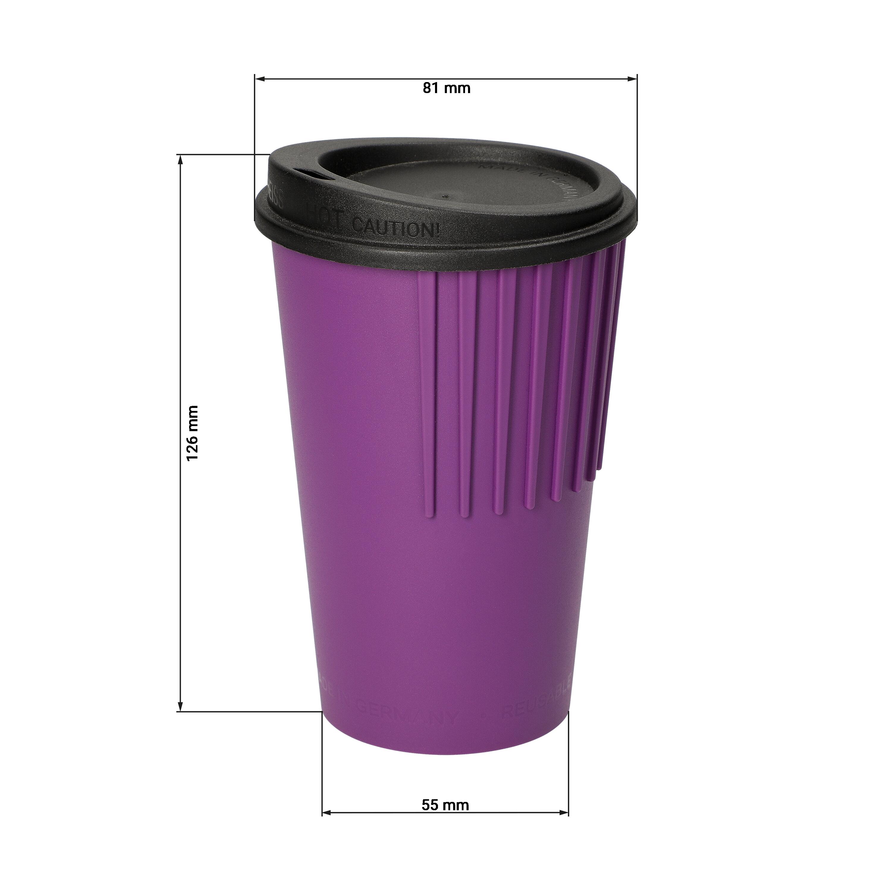 Riffel-Kaffeebecher "ToGo", 300 ml