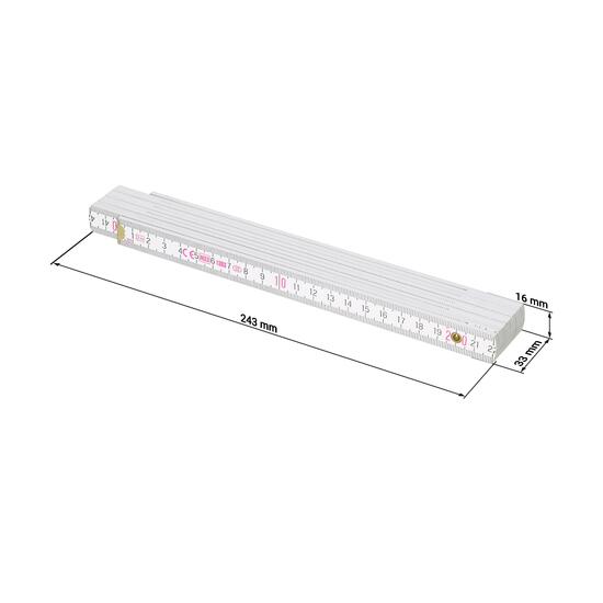 Zollstock "Craft", Classic, 2m
