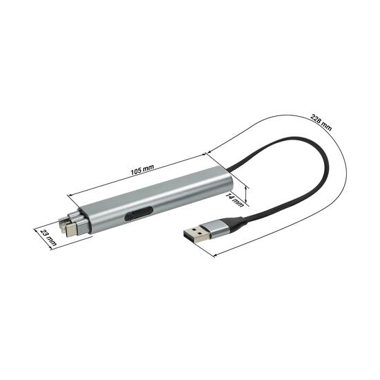 Ladekabel "Connect", 4 in 1