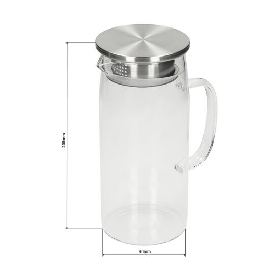 Glaskaraffe "Vivara" 1l