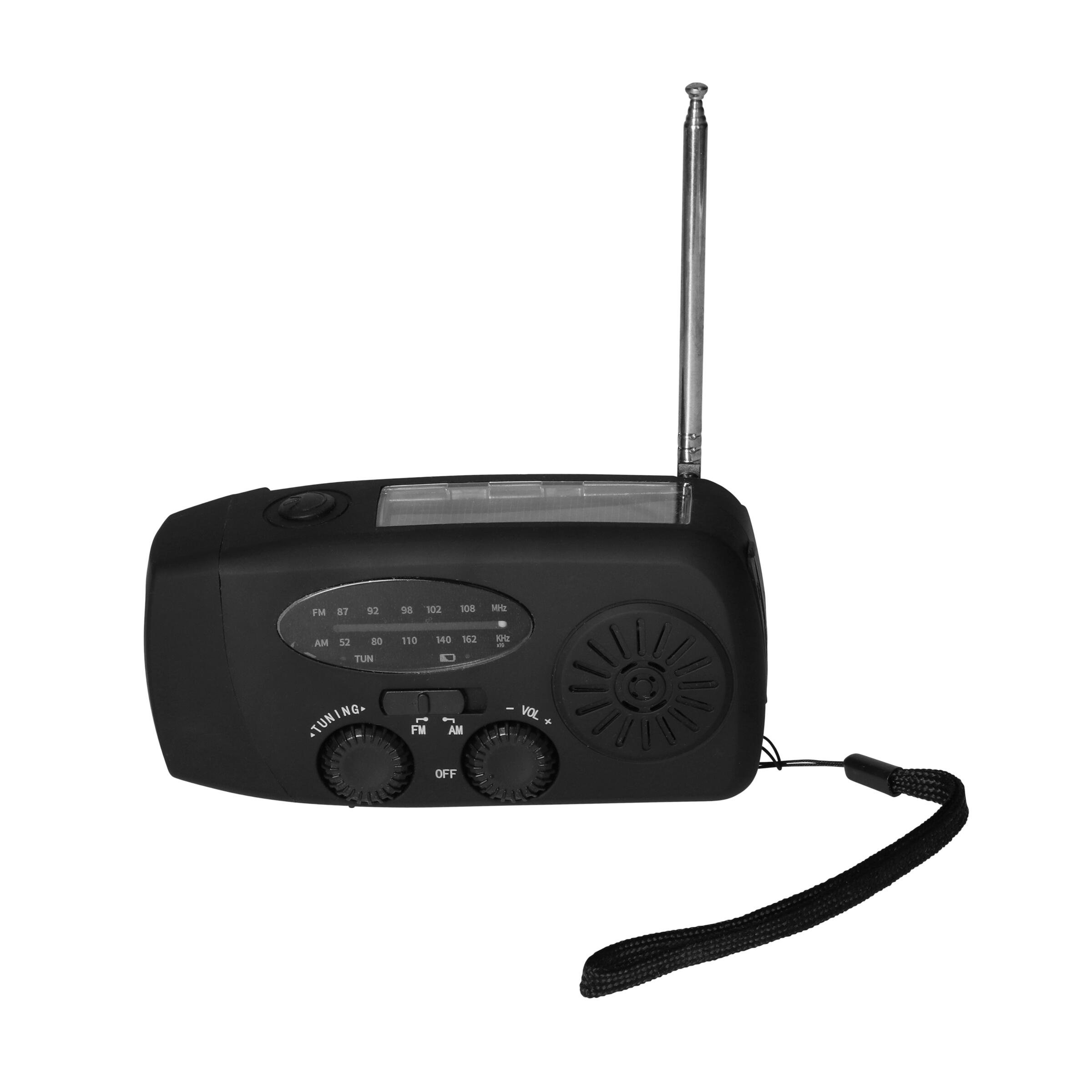 Kurbelradio mit Taschenlampe "Volt"