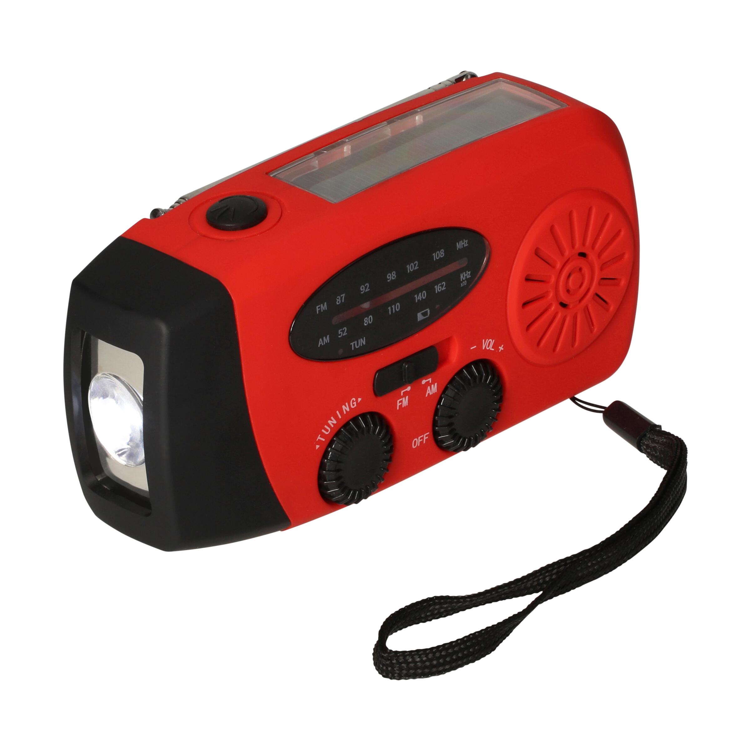 Kurbelradio mit Taschenlampe "Volt"
