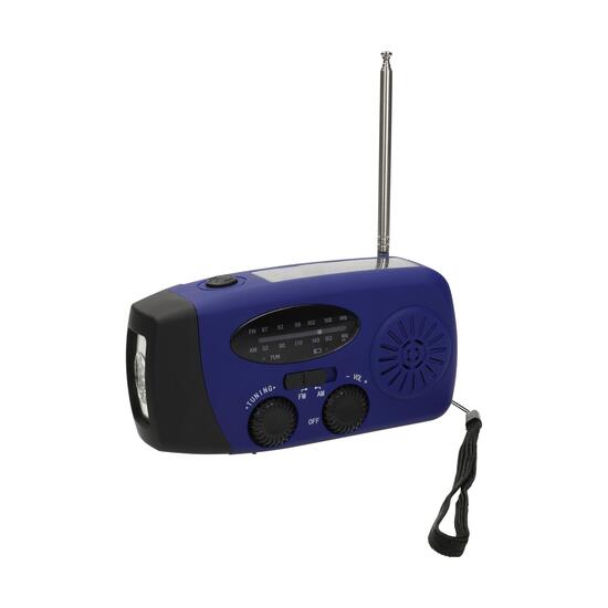 Kurbelradio mit Taschenlampe "Volt"