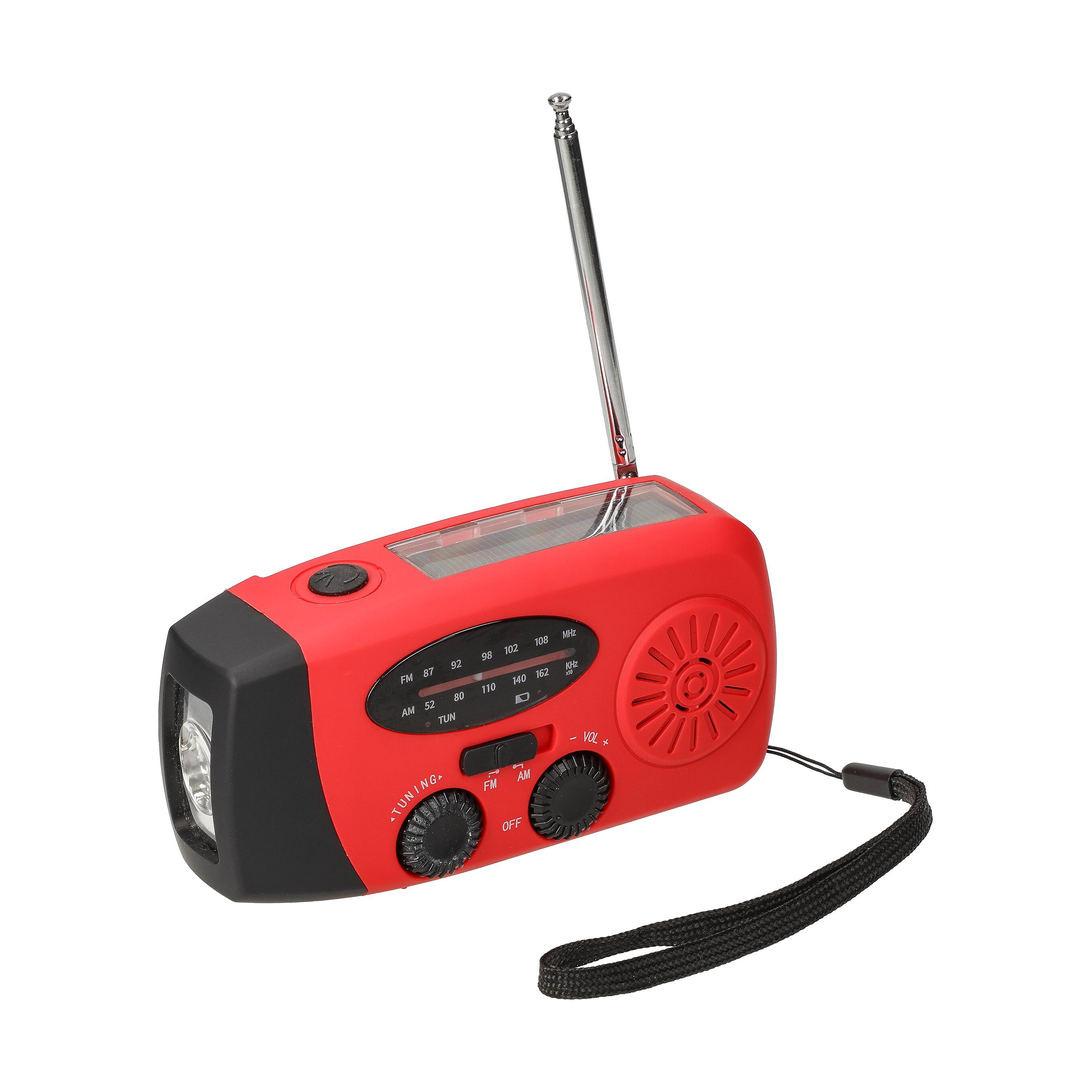 Kurbelradio mit Taschenlampe "Volt"