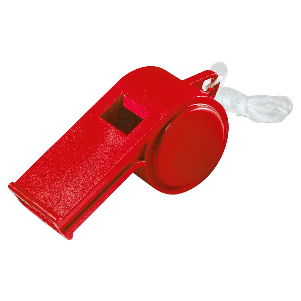Trillerpfeife "Sport", mit Kordel, uni-colour