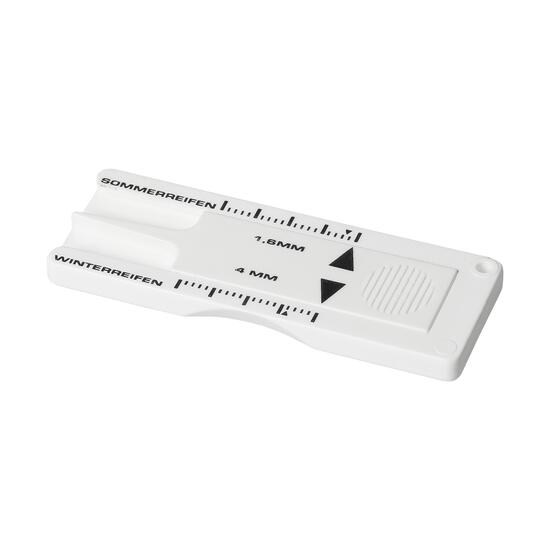Schlüsselanhänger "Reifenprofilmesser"