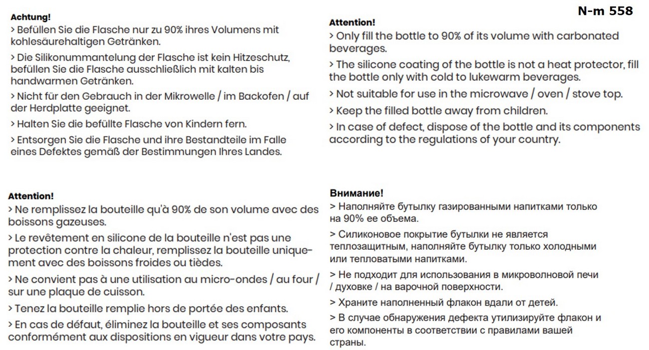Umweltfreundliche Flasche ECO