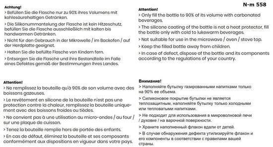 Umweltfreundliche Flasche ECO