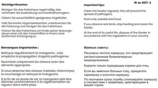 Vogelfutterhaus anthrazit