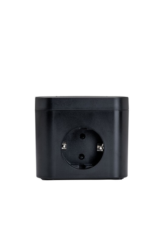 PLUG Steckdosenwürfel schwarz