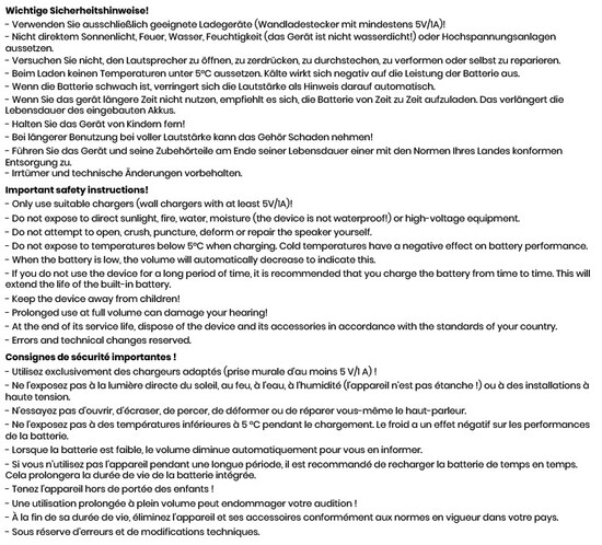 SQUARE Lautsprecher 8W