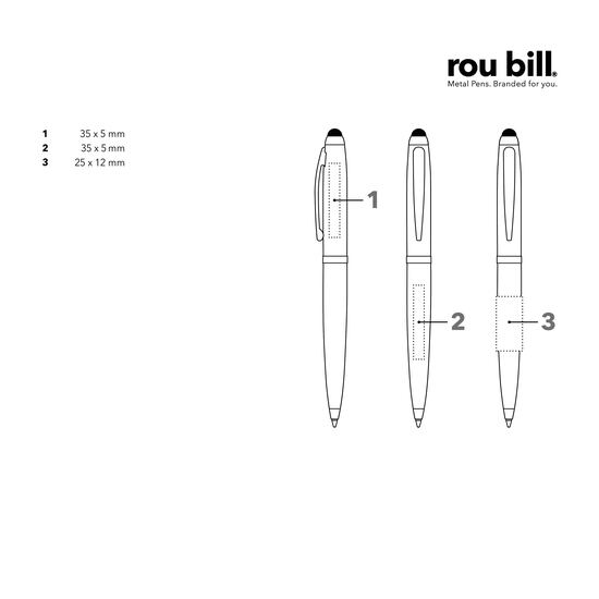 roubill Nautic Touch Pad Pen  Drehkugelschreiber