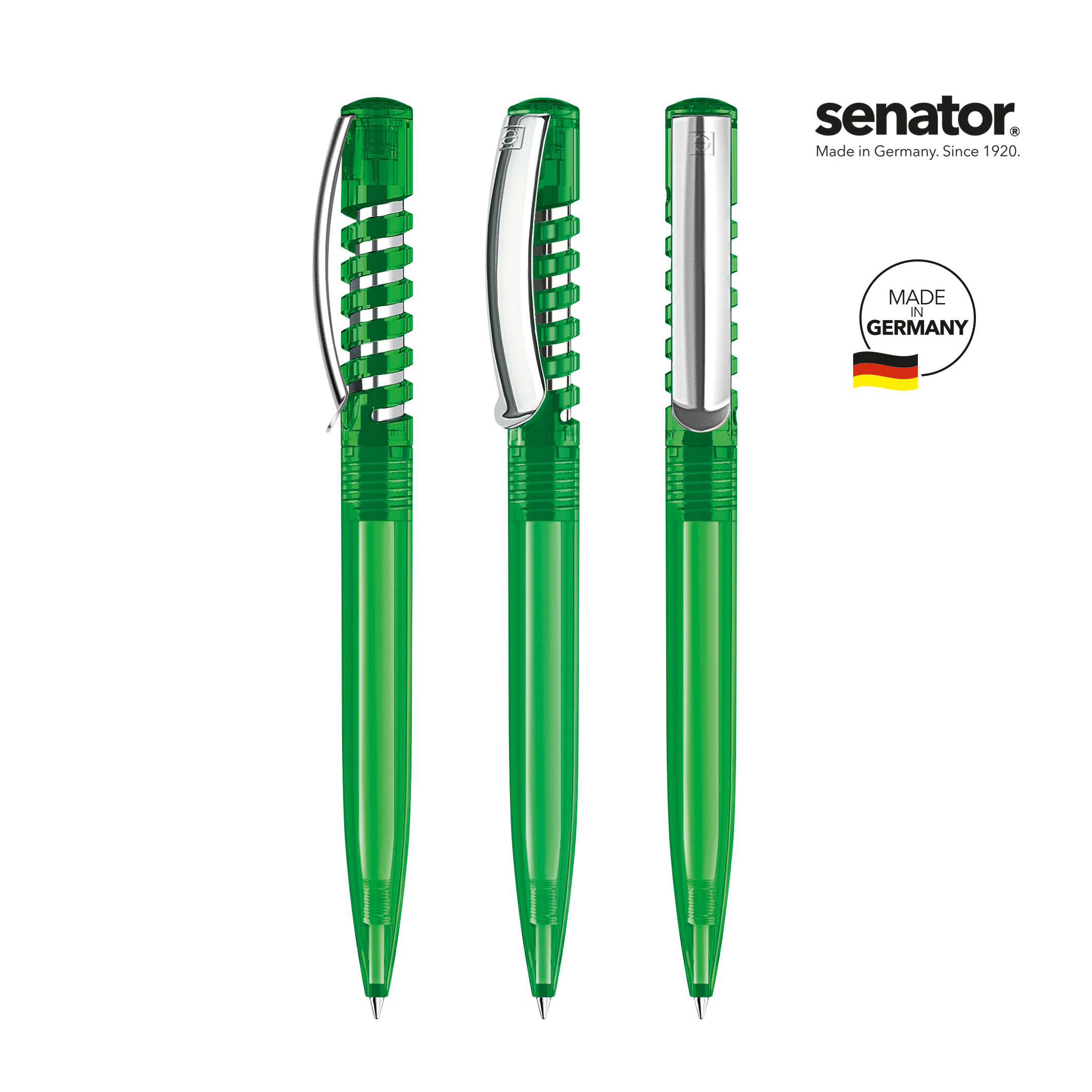 senator New Spring  Clear MC  Druckkugelschreiber