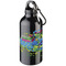 Oregon 400 ml Aluminium Trinkflasche mit Karabinerhaken