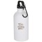 Oregon 400 ml matte RCS-zertifizierte einwandige Trinkflasche aus recyceltem Edelstahl mit Karabinerhaken