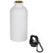 Oregon 400 ml matte RCS-zertifizierte einwandige Trinkflasche aus recyceltem Edelstahl mit Karabinerhaken