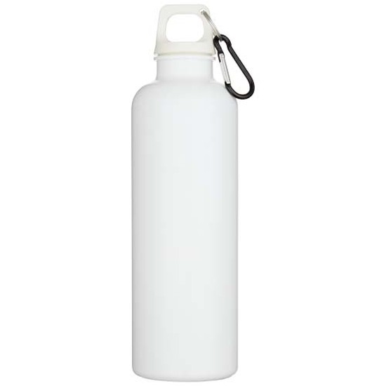 Oregon 750 ml einfarbige RS-zertifizierte Wasserflasche aus recyceltem Kunststoff mit Karabinerhaken