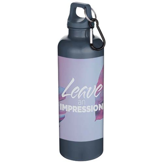 Oregon 750 ml einfarbige RS-zertifizierte Wasserflasche aus recyceltem Kunststoff mit Karabinerhaken