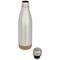 Cove 500 ml doppelwandige, vakuumisolierte Trinkflasche aus Edelstahl mit Korkdetails