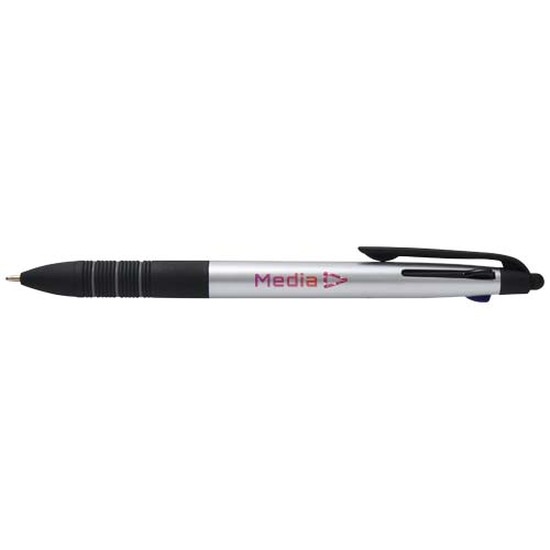 Trine 3-Farben RCS recycelter Kugelschreiber mit Stylus