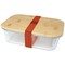 Roby 1000 ml Glas Lunchbox mit Bambusdeckel