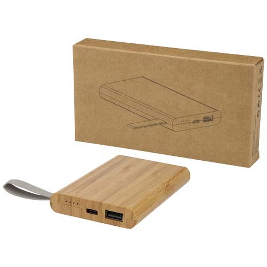 Tulda 5000 mAh Powerbank aus Bambus