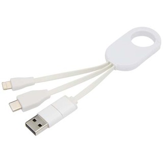 Troop 4-in-1 Ladekabel aus recyceltem Kunststoff
