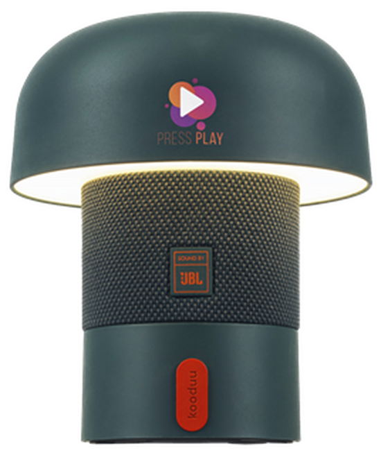 Kooduu Sensa Play Mini Tragbarer JBL Lautsprecher mit Leuchte