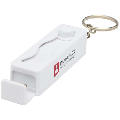 Aggia Telefonladestation aus recyceltem Kunststoff mit Fidget-Toy