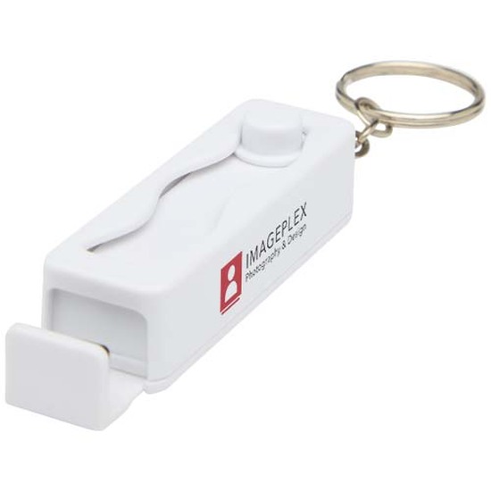 Aggia Telefonladestation aus recyceltem Kunststoff mit Fidget-Toy