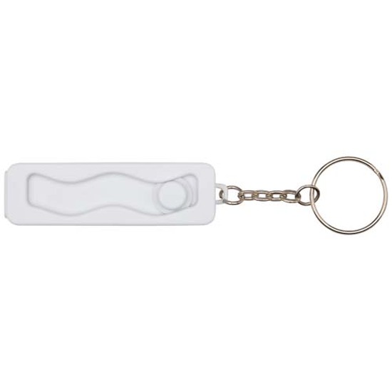 Aggia Telefonladestation aus recyceltem Kunststoff mit Fidget-Toy