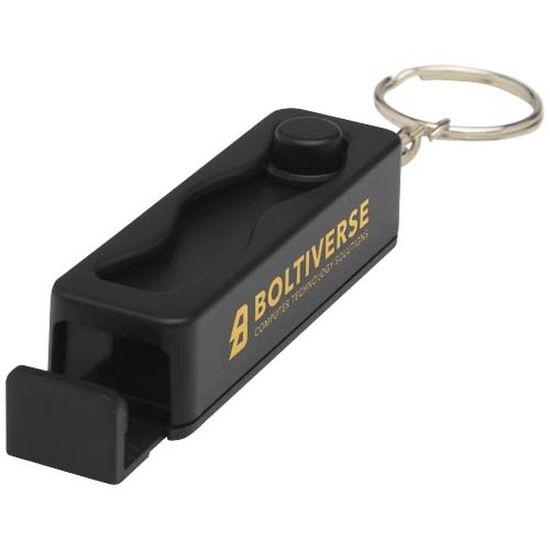 Aggia Telefonladestation aus recyceltem Kunststoff mit Fidget-Toy