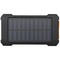 Altair 10 W 5000 mAh robuste Solar Powerbank aus recyceltem Kunststoff mit integrierter Taschenlampe