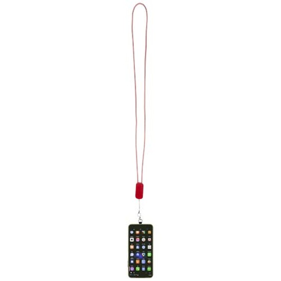 Anser Smartphone Lanyard aus recyceltem Kunststoff mit 27 W 5-in-1 integriertem Kabel