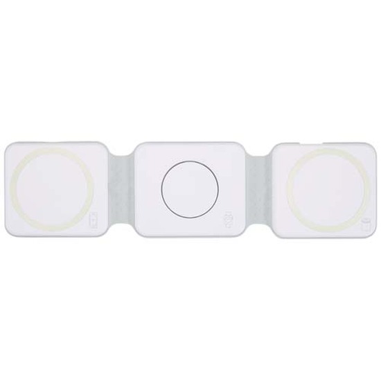 Armus 15 W 3-in-1 zusammenklappbares kabelloses Ladegerät aus recyceltem Kunststoff