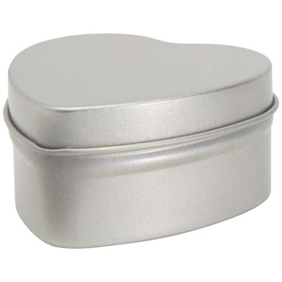 Blissful Herzförmige Zinnkerze mit Vanille Duft