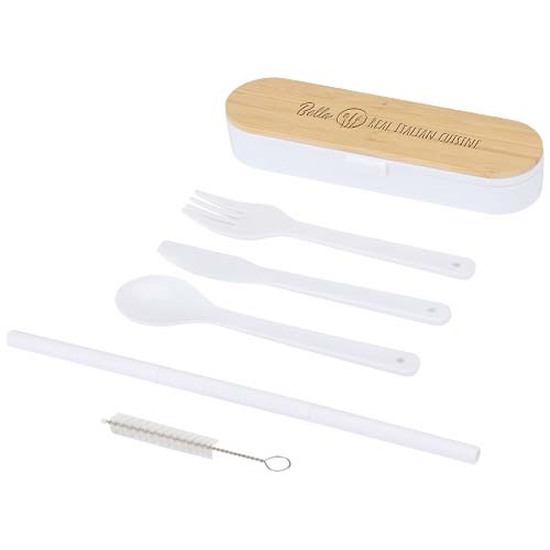 Runa Besteckset mit Bambusdeckel