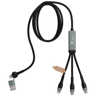 SCX.design C53 100W ultraschnelles 5-in-1 Ladekabel aus rPET