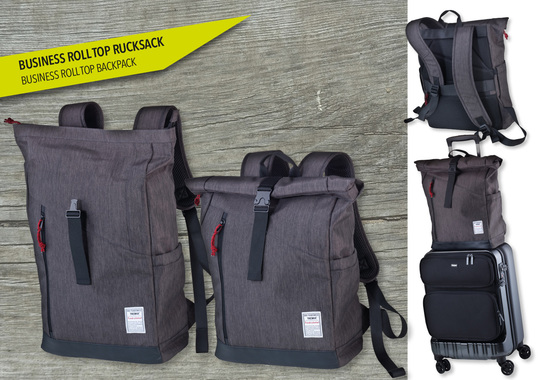 TROIKA Roll Top Rucksack BUSINESS ROLL TOP