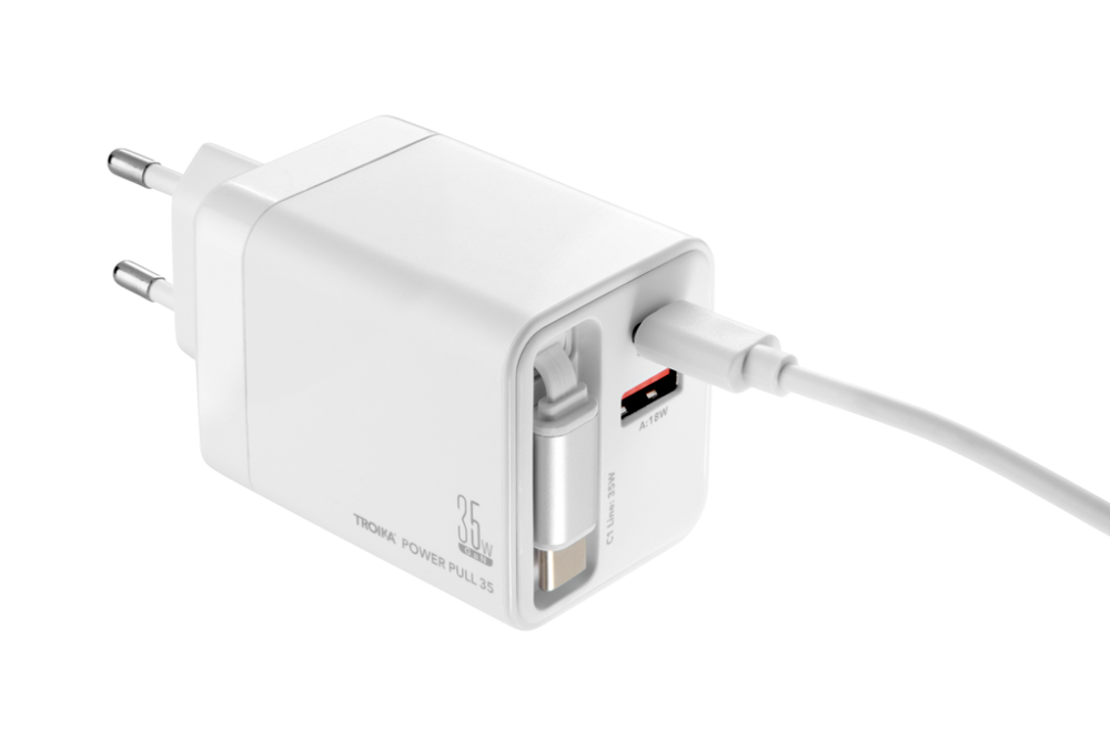 TROIKA Ladestecker POWER PULL 35