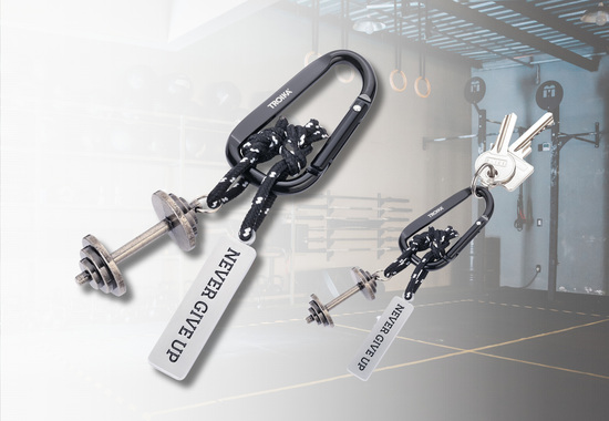 TROIKA Schlüsselanhänger NEVER GIVE UP