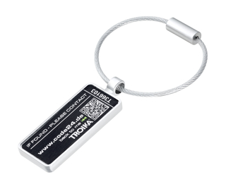 TROIKA Taschen- und Gepäckanhänger ANONYMUS