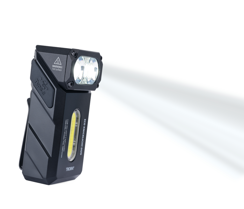 TROIKA Taschenlampe ECO KNICKLICHT DUO