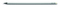 Design Bleistift Silber mit Radiertip