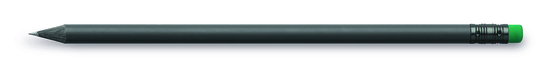 Design Bleistift mit Radiertip Grün