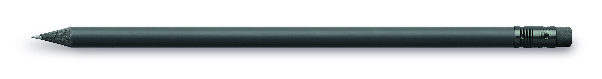 Design Bleistift mit Radiertip Schwarz