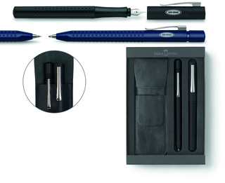 Grip 2011 Set Füller und Kugelschreiber blau