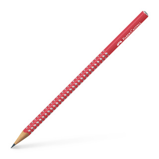 Bleistift Sparkle candy cane red